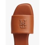 Th Fw0fw08806 Th Logo Hardware Leather Mule Kadın Sandalet – KAHVERENGİ - Görsel 4