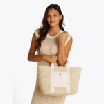 Th Aw0aw17196 Th Sprıng Logo Tote Kadın Çanta – BEJ