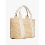 Th Aw0aw17199 Th Sprıng Logo Mını Tote Kadın Çanta – BEJ - Görsel 3