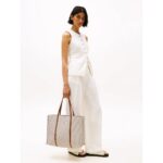 Th Aw0aw17418 Th Premıum Beach Le Tote Kadın Çanta – BEJ