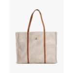 Th Aw0aw17418 Th Premıum Beach Le Tote Kadın Çanta – BEJ - Görsel 2