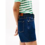 Th Ww0ww44385 Dnm Mını Short Hw Ace Kadın Şort – LACİVERT - Görsel 3