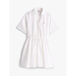 Th Ww0ww44672 Ess Lınen S/s Kadın Elbise – BEYAZ - Görsel 5