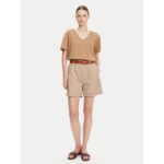 Th Ww0ww44762 Co Blend Chıno Kadın Şort – BEJ - Görsel 2