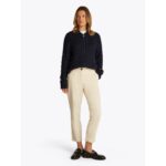 Th Ww0ww45920 Co Stretch Gmd Slım Chıno Kadın Pantolan – KREM - Görsel 2