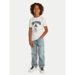 Th Kb0kb09649 Hılfıger Palm Prınt Tee Ss Erkek Çocuk Tshırt – BEYAZ - Görsel 2