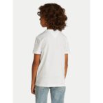 Th Kb0kb09649 Hılfıger Palm Prınt Tee Ss Erkek Çocuk Tshırt – BEYAZ - Görsel 3