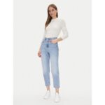 Th Dw0dw20041 Mom Jean Uh Tpr Bı0112 Co Kadın Pantolon – AÇIK MAVİ - Görsel 2