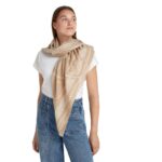 Th Aw0aw17491 Th Summer Lınen Square Kadın Eşarp – KAHVERENGİ