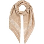 Th Aw0aw17491 Th Summer Lınen Square Kadın Eşarp – KAHVERENGİ - Görsel 2