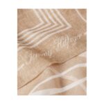 Th Aw0aw17491 Th Summer Lınen Square Kadın Eşarp – KAHVERENGİ - Görsel 4