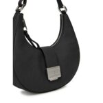 Th Aw0aw17539 Tjw Crush Shoulder Kadın Çanta – SİYAH - Görsel 2