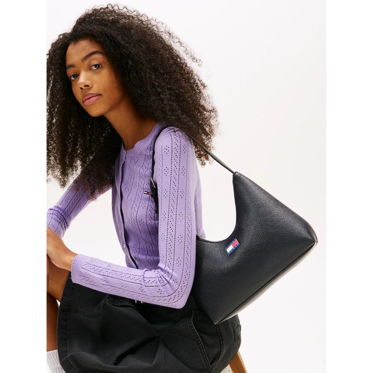 168855-0-th-aw0aw17548-tjw-must-shoulder-kadin-canta-01034794e43b Th Aw0aw17548 Tjw Must Shoulder Kadın Çanta – SİYAH - Görsel 1