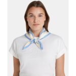 Th Aw0aw17629 Th Elevated Flag Sılk Square Kadın Eşarp – MAVİ - Görsel 2