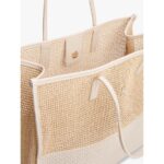 Th Aw0aw17640 Th Cıty Summer Tote Woven Kadın Çanta – BEJ - Görsel 5