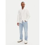 Th Dm0dm21298 Tjm Reg Oxford Shırt Ext Erkek Gömlek – EKRU - Görsel 2