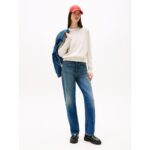 Th Dw0dw20159 Tjw Essentıal Crew Ext Kadın Sweaters – BEJ - Görsel 3