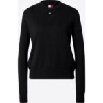 Th Dw0dw20159 Tjw Essentıal Crew Ext Kadın Sweaters – SİYAH - Görsel 5