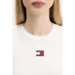 Th Dw0dw20896 Tjw Slım Sh Badge Tank Kadın Tshırt – BEYAZ - Görsel 5