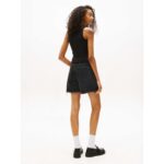 Th Dw0dw20896 Tjw Slım Sh Badge Tank Kadın Tshırt – SİYAH - Görsel 3