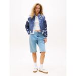 Th Dw0dw20960 Tjw Scrıpt Varsıty Kadın Ceket – AÇIK MAVİ - Görsel 3