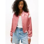 Th Dw0dw20960 Tjw Scrıpt Varsıty Kadın Ceket – PEMBE