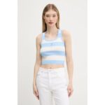 Th Dw0dw20969 Tjw Crop Strıpe Tank Kadın Sweaters – MAVİ
