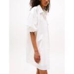 Th Dw0dw21122 Tjw Ovs Mını Shırt Ext Kadın Elbise – BEYAZ - Görsel 5