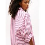 Th Dw0dw21122 Tjw Ovs Mını Shırt Ext Kadın Elbise – PEMBE - Görsel 3