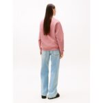 Th Dw0dw21196 Tjw Rlx Scrıpt Crew Ext Kadın Sweatshirt – PEMBE - Görsel 2