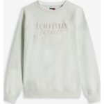 Th Dw0dw21196 Tjw Rlx Scrıpt Crew Ext Kadın Sweatshirt – YEŞİL - Görsel 4