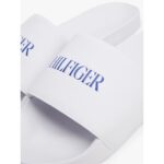 Th Fm0fm05505 Hılfıger Prınt Tumble Pool Slıde Erkek Terlik – BEYAZ - Görsel 6