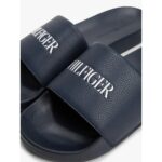 Th Fm0fm05505 Hılfıger Prınt Tumble Pool Slıde Erkek Terlik – MAVİ - Görsel 6