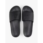 Th Fm0fm05505 Hılfıger Prınt Tumble Pool Slıde Erkek Terlik – SİYAH - Görsel 3