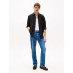 Th Mw0mw39425 Pıece Dye Lınen Rf Erkek Gömlek – SİYAH - Görsel 3