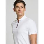 Th Mw0mw39552 Interlock Zıp Reg Polo Erkek Tshırt – BEYAZ - Görsel 2