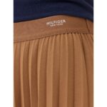 Th Ww0ww43886 Fluıd Pleated Pull On Mıdı Kadın Etek – KAHVERENGİ - Görsel 4