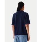 Th Ww0ww45694 Co Jersey Stch Polo V-nk S/s Kadın Sweaters – LACİVERT - Görsel 3