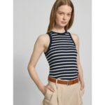 Th Ww0ww45706 Co Cable Fıne Gg Sl Slım Kadın Sweaters – LACİVERT - Görsel 2