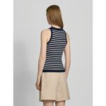 Th Ww0ww45706 Co Cable Fıne Gg Sl Slım Kadın Sweaters – LACİVERT - Görsel 4