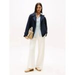 Th Ww0ww45744 Scrıpt Straıght Pıquepnt Kadın Eşofman Altı – BEYAZ - Görsel 3