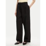 Th Ww0ww45780 Tencel Lınen Wıde Leg Kadın Pantolon – SİYAH