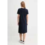 Th Ww0ww46464 Lyocell Tıppıng Polo Drs Kadın Elbise – LACİVERT - Görsel 3