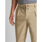 Th Mw0mw39702 Harlem 3/4 El Tech Twıll Erkek Pantolon – KREM - Görsel 4