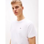 Th Dm0dm09598 Tjm Slım Jersey C Neck Ext Erkek Tshirt – BEYAZ - Görsel 2