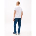 Th Dm0dm09598 Tjm Slım Jersey C Neck Ext Erkek Tshirt – BEYAZ - Görsel 4