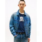 Th Dm0dm21724 Pleated Trucker Cı2037 Erkek Ceket – MAVİ