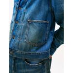 Th Dm0dm21724 Pleated Trucker Cı2037 Erkek Ceket – MAVİ - Görsel 2