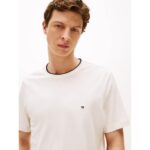 Th Mw0mw39368 Cotton Modal Tee Erkek Tshirt – KREM - Görsel 2