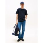 Th Mw0mw39368 Cotton Modal Tee Erkek Tshirt – LACİVERT - Görsel 2